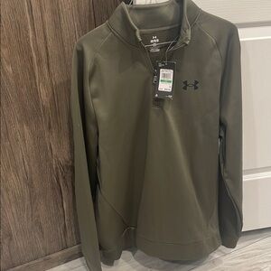 Under Armour Olive Fleece 1/4 Zip